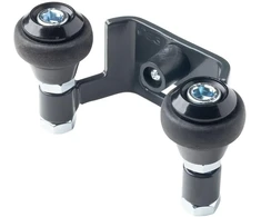 Laikiklis PSG 60.023.7016 60 mm viršus stumdomiems vartams (2 ritinėliai) antracito spalvos RAL7016