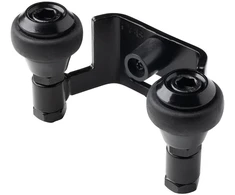 Laikiklis PSG 60.023.9005 60 mm viršus stumdomiems vartams (2 ritinėliai) juoda RAL9005