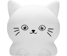 Lubinis šviestuvas Silikoninė LED Lempa - Redleaf Silly Cat