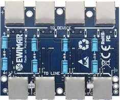 LAN modulis su apsauga nuo viršįtampių EXT su PoE apsauga EWIMAR PTF-54-EXT/PoE