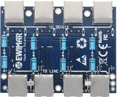 LAN modulis su apsauga nuo viršįtampių EXT su PoE apsauga EWIMAR PTF-54-EXT/PoE