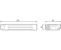 LATARKA CZOŁOWA LED BEMKO AKUMULATOROWA 1200mAh