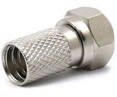 SAT kištukas F 7,2 mm + Cabletech tarpiklis