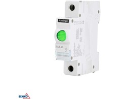 Schelinger Bemko Vienfazė modulinė lempa, žalia LED SL8 230V A15-SL8-ZI