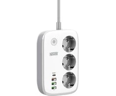Išmanusis Maitinimo Pritaisas - Newell Power Office WiFi PD 30W 3 Lizdai 4 USB Prievadai