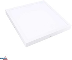 Lubinis šviestuvas Bemko 32W LED paviršinė panelė DENAR, juoda, 4000K