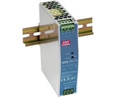 Mean Well IŠJUNGIMO MAITINIMO MAITINIMO DIN bėgelio MEDŽIAGOS NDR-75-48 48V/75W/1.6A