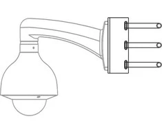 Miton Laikiklis adapter słupowy MT-P150V2