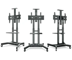 Laikiklis Mobilus televizoriaus stovas 40"-70" iki 45 kg ONKRON TS1551 juodas