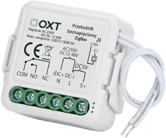 Modulis OXT Mini Przekaźnik beznapięciowy AC 230V DC 5V 12-48V ZigBee TUYA T250DC
