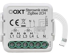 Tuya – 2 kanalų mini ZigBee roletų valdiklis – Android/iOS programa – OXT SWTZ28