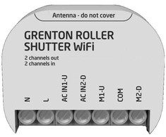 GRENTON ROLLER OUTPUT MODULE (1 OUT) GRENTON/ RECESS MOUNTING/ WI-FI