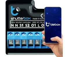 Blebox shutterBox v2.0 wifi valdomas elektrinių langų ir durų žaliuzių valdiklis