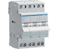 Modulinis jungiklis Hager SFT340 (3P, 40A, AC, 3 padėčių, 230V)