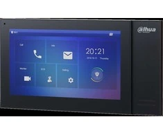 Dahua Technology Co IP domofono monitorius 7 colių, PoE, veikia tik SIP protokolu, juodas