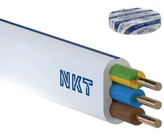 Nkt Spoka Akcyjna NKT instaliacinis PLUS YDYp kabelis 3x1,5 geltonas baltas 450/750V 100m