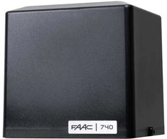 Viršutinis dangtelis FAAC 740C pavarai (juodas)