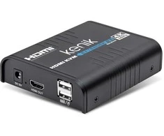 HDMI ilgintuvas-imtuvas Kenik KG-EX120HDMI-U/IP/4K6/Rx vaizdo įrašymo įrenginys + pelė per susuktą porą