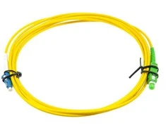 Extralink SC/APC-LC/UPC | Jednomodowy, Simplex, G657A, 3mm, 2m
