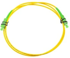 Extralink Opton šviesolaidinis jungiamasis laidas SM 1M SIMPLEX 9/125, SC/APC-SC/APC 3MM