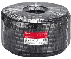 Unitek spiralinis kabelių organizatorius, 10 metrų, 22 mm skersmens, juodas