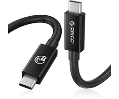 Orico Thunderbolt 5 USB-C kabelis 80Gbps, 240W, 8K@60Hz, 1.5m, juodas