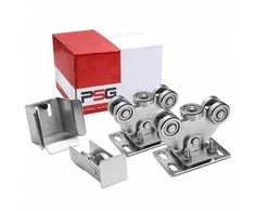 PSG Vežimėlių rinkinys PSG 60.00P.70 stumdomiems vartams bėgiams 70x70x4 mm