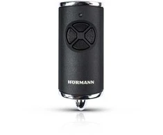 Nuotolinio valdymo pultas Hormann HSE 4 868Mhz BiSecure (matinis juodas, chromuoti dangteliai)