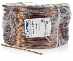 BITNER BiTsound PGY-p (TLgY) GARSIAKARIO KABELIS 2x1,5mm ROLL 100m.