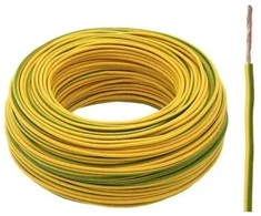 Elektrokabel LgY 1x16 16mm2 geltonai žalias elektros kabelis 100m
