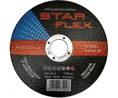 PSG Tarcza tnąca Star Flex T41-125-1,0 WA60T-BF-INOX TCI1251022