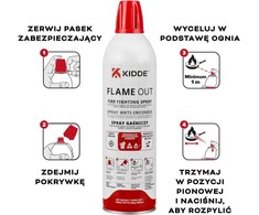 KIDDE FlameOut gesinimo purškiklis 500 ml