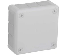 Tuščia ant paviršiaus montuojama dėžutė su 12 įvadų VIPLAST VP-41 Baltas IP55 98x98x42mm 041-01