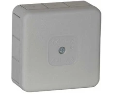 Tuščia ant paviršiaus montuojama dėžutė su 12 įvadų VIPLAST VP-31 Pilkas IP55 85x85x37mm 031-03