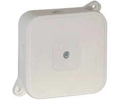 Tuščia ant paviršiaus montuojama dėžutė su 4 įvadais VIPLAST VP-2 Baltas IP44 85x85x35mm 027-01