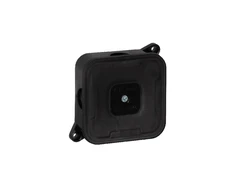 Tuščia ant paviršiaus montuojama dėžutė su 4 įvadais VIPLAST VP-2 Juodas IP44 85x85x35mm 027-05