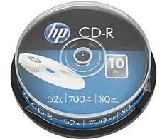Verbatim HP CD-R, CRE00019-3, 69308, 10 pak., 700 MB, 52x, 80 min., 12 cm, nespausdinama, torto dėžutė, duomenų archyvavimui