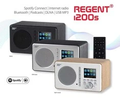 Radijas Ferguson FM/DAB+/internetinis radijas REGENT su SPOTIFY Connect i200s, pilkas