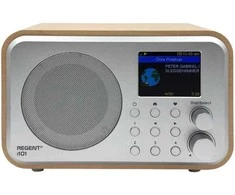 Radio internetowe Ferguson Regent i101 | DAB+ | FM RDS / Akumuliatorius 2000 mAh (Jasne Drewno)