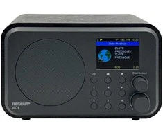 Radio internetowe Ferguson Regent i101 | DAB+ | FM RDS / Akumuliatorius 2000 mAh (Juoda)