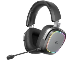 Ausinės su mikrofonu Rampage RETSU Juodos/Pilkos Belaidės 2.4G Bluetooth