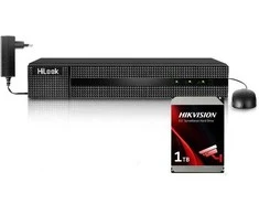 Hikvision 5 viename įrašymo įrenginys Hilook 4 kanalų 5MP DVR-4CH-5MP su 1TB disku