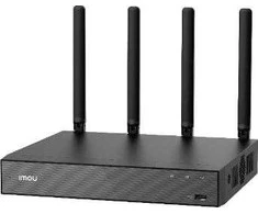 IMOU 10 kanalų įrašymo įrenginys, 4 WiFi antenos, 6 mikrofonai, garsiakalbis, HDMI, VGA, NVR-N110W-8A0E