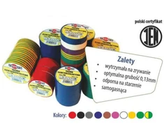 Blue Line REPERO 711E Izoliacinė juosta geltona 19 mm x 20 m
