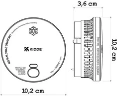 Set of two smoke detectors 2030-DSR3 KIDDE