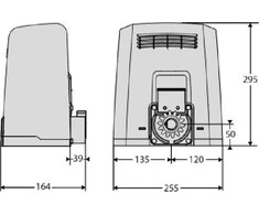 Rinkinys BFT DEIMOS BT B600 KIT EE do 600kg bram przesuwnych