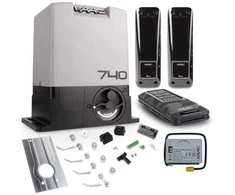 „Delta 2 FDS“ komplektas – FAAC 740, skirtas 500 kg stumdomiems vartams