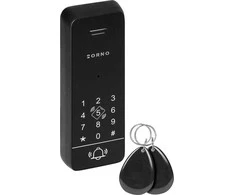 ORN SANDI, vienos šeimos domofono komplektas, be ragelio, 2 laidų, užšifruotas, RFID, baltas