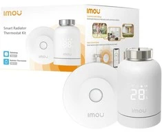 IMOU KIT-TRV1-EU-2 ZigBee termostatinės galvutės rinkinys su 6 adapteriais ir šliuzu