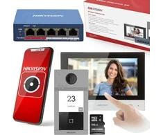 „Hikvision DS-KIS604-S“ vaizdo domofono komplektas